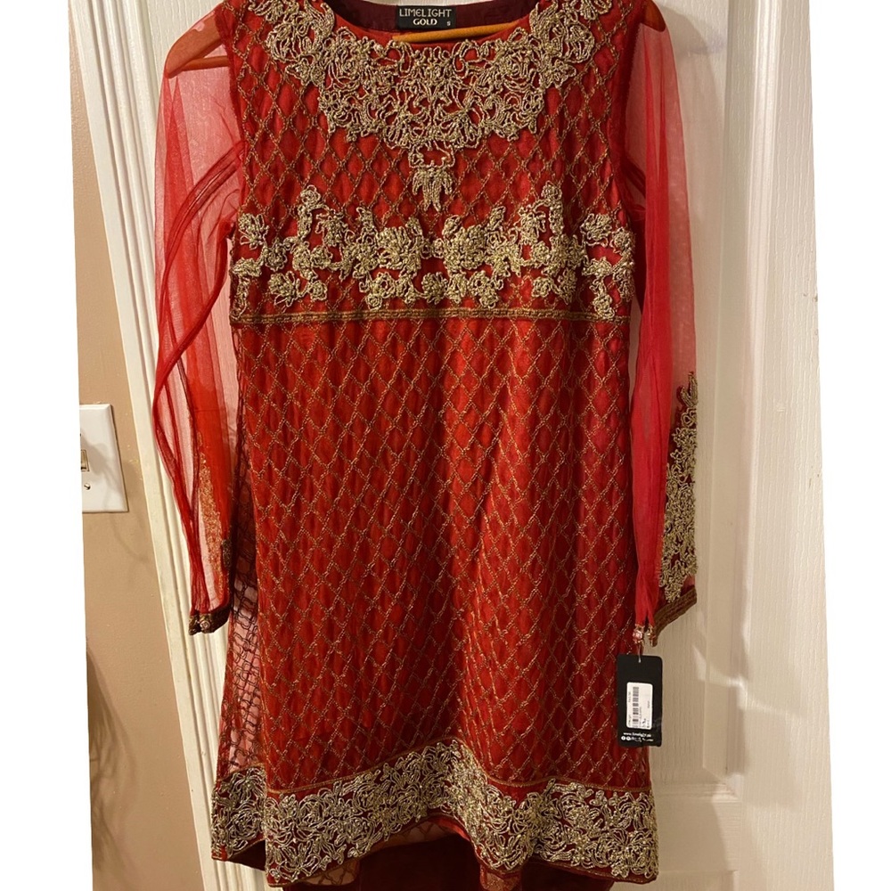 LimeLight Gold 2 Piece Suit